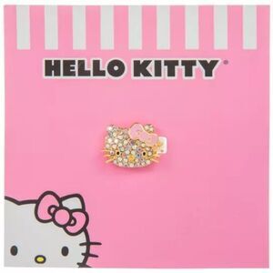 Hello Kitty Sparkling Pink and Gold Ring